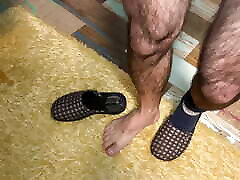 Earl demonstrate a striptease and shows off every part of his oiled ass anal reverse riding body