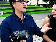 Tattooed woman Kate Nox seduced by fake agent