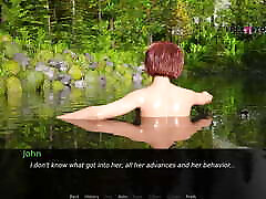 Dusklight Manor - Sex Scene 9 - Jhon Having Fun with Audrey & Lizzie and Fucked Audrey Inside River