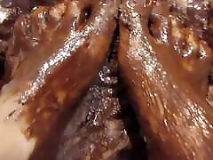 My hd beeg dick with Varnished Nails, All Covered with Chocolate Cream