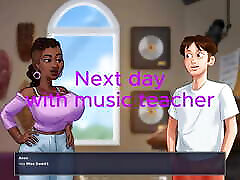 miss dewitt ist musiklehrerin. ihre feger sind eng und dunkel