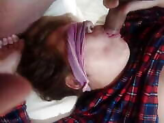 I get big cumshots in my mouth and face, they bathe me in semen and I swallow it