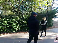 Dancer wants to show his moves to hottie in the park
