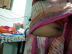Telugu sunny on rd sofa aunty sorry wearing