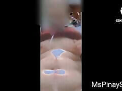 PINAY WIFE LDR VIDJAKOL SEX - WIFE DO SOLO MASSTURBATE FOR HER HUSBAND