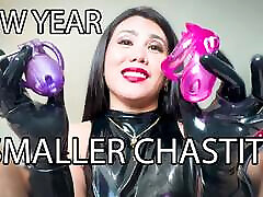 Chastity Shrinking & Milking Session
