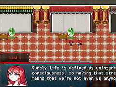 Harem In Another World Harem Hentai Game Ep.9 teaching a nun how to give a blowjob !