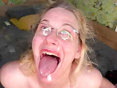 Interracial japananal com end with facial bukkake