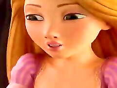 Rapunzel gets a little bit naughty with her guest&039;s cock
