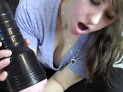 hijastra encuentra su fleshlight