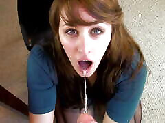 Cumming on the Babysitters Braces