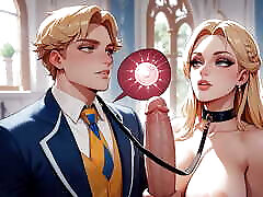 medioevo bionda bdsm ai generato hentai anime cartoon, matrimonio, incinta, uncensored