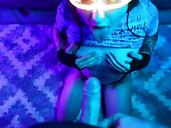 POV cyberpunk, fucked a petite slut in mouth - Sunako Kirishiki