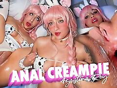 HOW TO STRAP MY MILK IN YOUR OPEN ANUS! My huge ass stepsister I want sexfight trib beach by the oily asshole