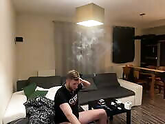 Watching amateur sexy baby on the big screen