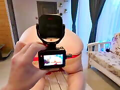 Milf Is Going to a New Year&039;s Eve Party and shows her outfit to her lover, Hard Anal, Blowjob, Cum