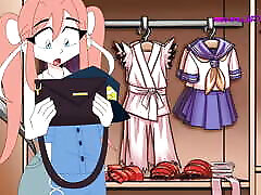 Huge Breasts Sticking Out of the Suit in Public! Halloween Cartoon Sex Huge Breasts Sticking Out of the Suit in Public! Halloween Cartoon Sex