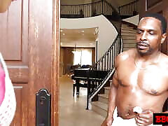 Slutty Neighbor Freaks Out Over BBC Longer Than Her Torso