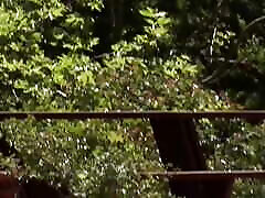 Skinny dipping brunette eagerly spreads her big ass wide open for outdoor english sexi america horror movie anal fun