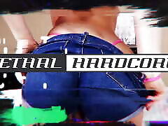 LethalHardcore-可爱的金发女郎得到热按摩&功放;一个硬DIcking