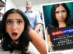 Shoplyfter! She Stole a Dress to Feel Better, So The Security Guard Got Her Naked