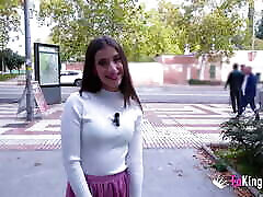 Angel-faced latina is a FOX in the sheets! Meet Sofia Smith and her love for sexo in gym FLASHING!
