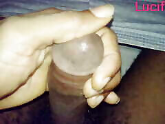 Transgender masturbating and cum