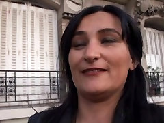 French mature Stella takes a black cock