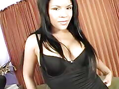 Busty Ebony Babe Takes Every Inch of White Cock
