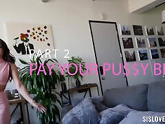 Amazing teen brunette with a pretty face and a skinny seductive body gets fucked by her stepbrother and takes cum on her stomach