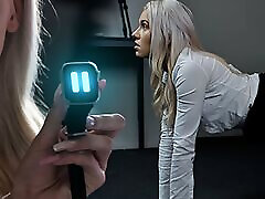 Beautiful Blonde Doctor Gets Used and Begs For Cock - Freeze Time Stop Sex Creampie