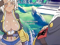Big Blast Fury Anime Busty Blonde Slut In The Woods
