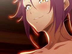 Yoruichi and Ichigo - Multiple cum for Hentai babe - 2K