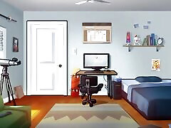 Watching My sexy neigbour play with her pussy Summertime Saga Gameplay