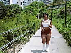 Andrea Andrade Busty Peruvian Jungle Teen Gets Caught by Fake Trainer