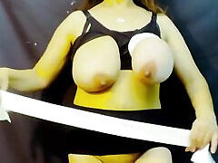 Tied Tits White Elastic