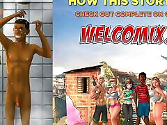 Sharing The Bathroom - Brazilian Slumdogs