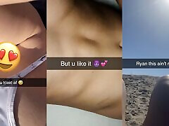 die 18-jährige betrügt ihren freund auf snapchat und nimmt heißen doggystyle