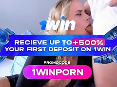 Stepdaughter saw my cock and wanted a creampie in her young