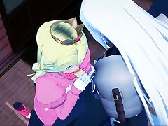 Sephiroth Fucking Cum Inside Her Pussy - Super Smash Bros. Hentai - Princess Peach