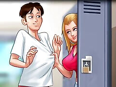 SUMMERTIME SAGA GAMEPLAY Hot slut getting her pussy chinese aunty and nephew in the locker