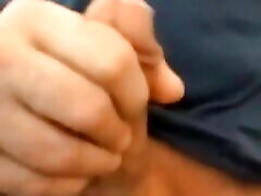 Grandpa 386at porn tube his massive semi hard cock and sprays everywhere