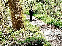 Simone Ryder hiking and runs from a bear. Finds Rick Ruff for help! Part 1