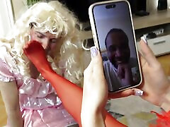 cuckold sissy interracial fußerniedrigung!