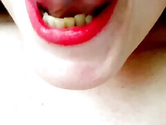Red lipstick
