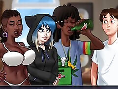 Summertime saga black bitch gets the perfect dick she wanted