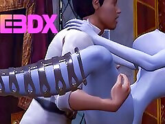 Frost Queen Breeding! Fantasy plump fatty Animation by Prime3DX