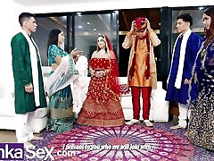 Chudai Hindu wedding ends in between stepsisters and stepfathers.