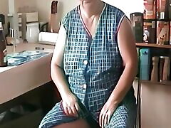 Private Reflections: A German mature fucks herself with huge dildo