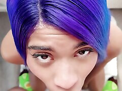 POV Simone Ryder Throat Training Sucking BWC Part 3